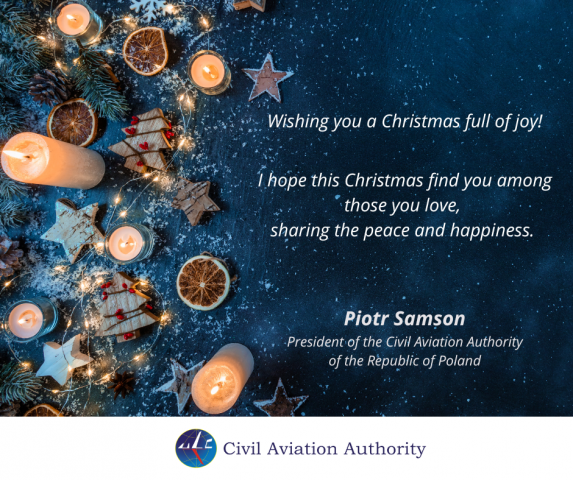 Życzenia Prezesa ULC po angielsku.