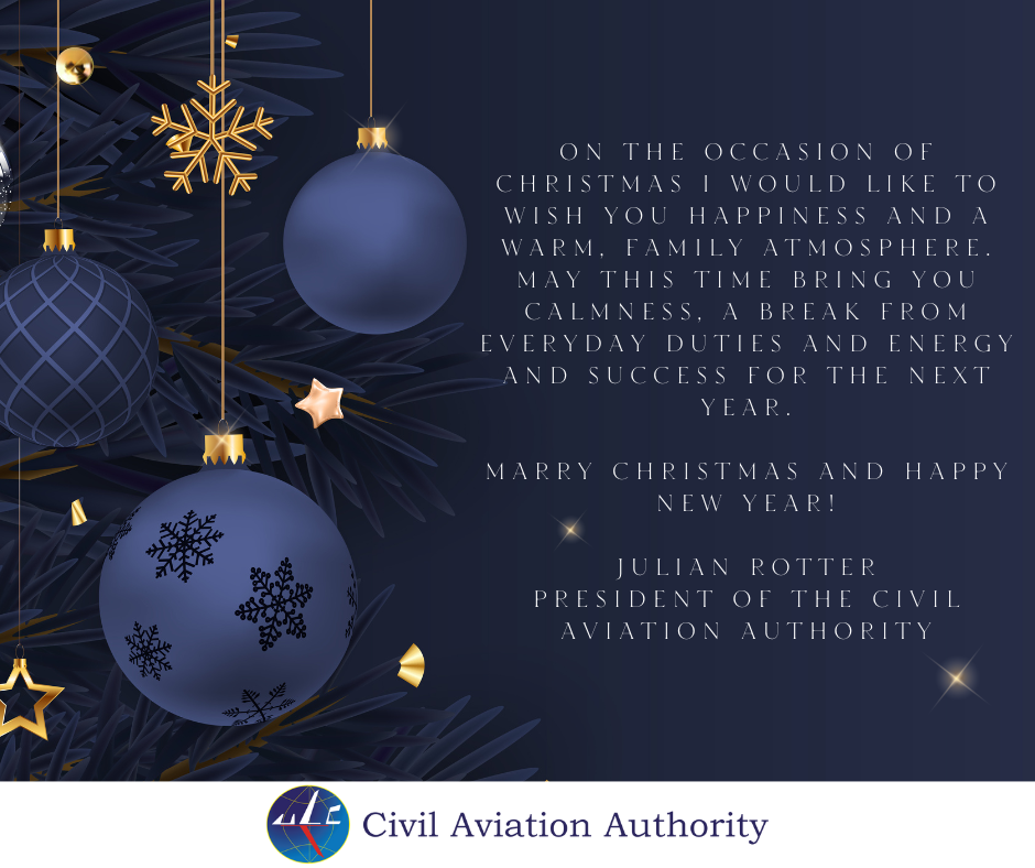 Życzenia Prezesa ULC w języku angielskim